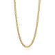 COLLAR ACERO CON CADENA DORADA ENVEJECIDA
