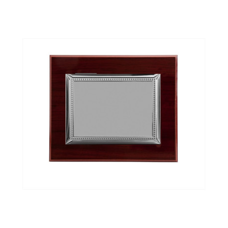 PLACA 23X19 PERLADA ALUM. PLATEADA