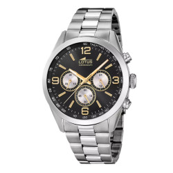 RELOJ DE HOMBRE LOTUS MINIMALIST CON ESFERA NEGRA