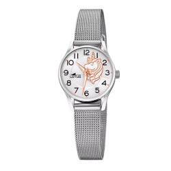 RELOJ INFANTIL LOTUS JUNIOR CON ESFERA PLATEADA 18