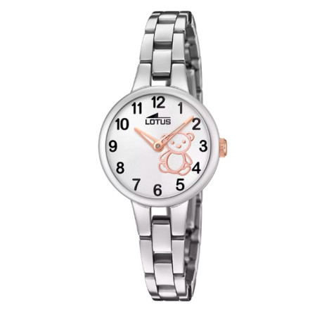 RELOJ INFANTIL LOTUS JUNIOR CON ESFERA PLATEADA 18