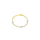Pulsera Plata Chapada Perlas