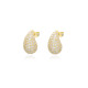 Pendientes de plata chapada gotas