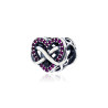 ABALORIO DE PLATA CORAZON INFINITO