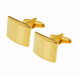gemelos de acero inoxidable en dorado 