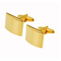 gemelos de acero inoxidable en dorado 