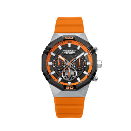 Reloj caja bitono de acero e Ip negro 20 Atm