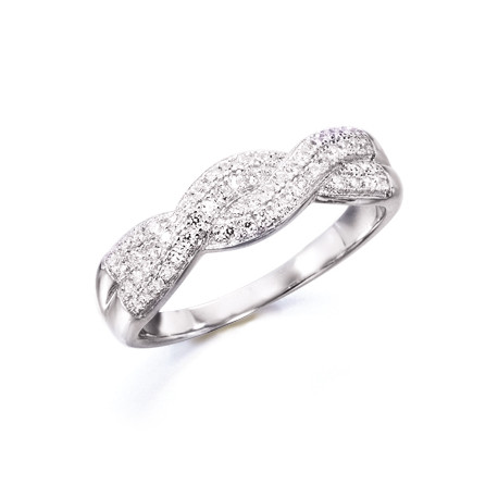 SORTIJA PLATA RODIADA CON CIRCONITA