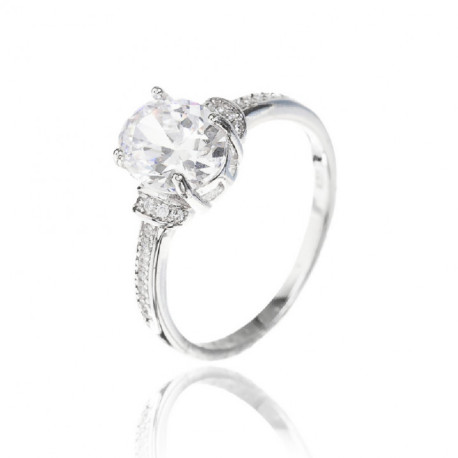 SORTIJA DE PLATA RODIADA 