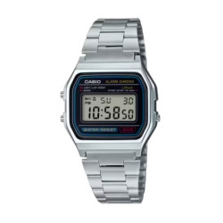 RELOJ CASIO VINTAGE ACERO PLATEADO A158WA-1
