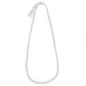 GARGANTILLA PLATA BOLA 4MM 45 CM.