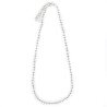 GARGANTILLA PLATA BOLA 4MM 45 CM.