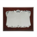 PLACA DE ALUMINIO BLANCO 23X19