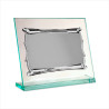 PLACA CRISTAL ALUMINIO 22X17