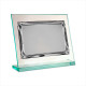 PLACA CRISTAL ALUMINIO 22X17