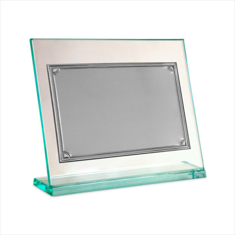 CHAPA CRISTAL ALUMINIO 22X17