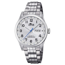 RELOJ LOTUS CABALLERO ACERO ESF. BLANCA