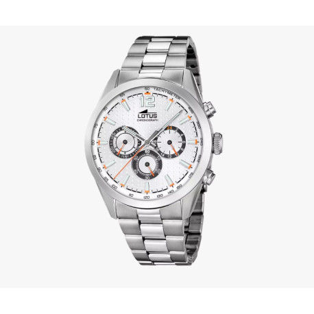 RELOJ LOTUS 18152/A PLATEADO CORREA DE ACERO INOXI