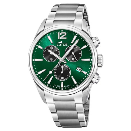 RELOJ DE HOMBRE CRONOMETRO DE ACERO 18690/4