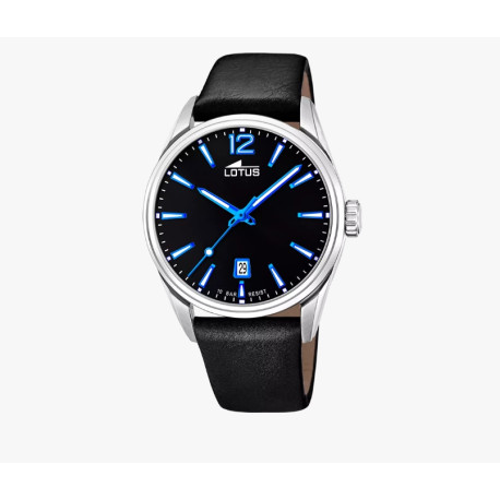 RELOJ DE HOMBRE LOTUS CHRONO CON ESFERA NEGRA 1869