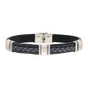 PULSERA DE CABALLERO PIEL TRENZA 