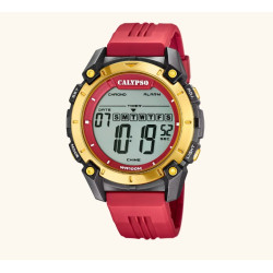 RELOJ CALYPSO CAB. DIG. CORREA