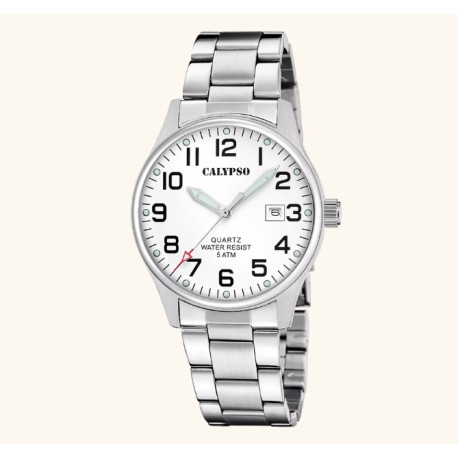 RELOJ CALYPSO CAB. ACERO 