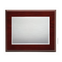 PLACA  ALUMINIO PLATEADA 23X19
