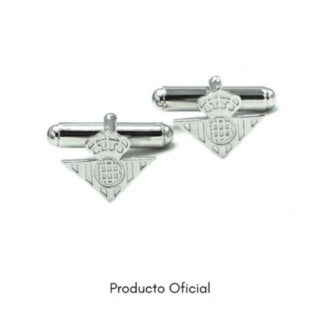 GEMELOS ESCUDO OFICIAL REAL BETIS BALOMPIÉ / CJ800