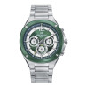RELOJ MARK MADDOX CRONO ACERO IP VERDE BRAZALETE