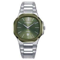 RELOJ VICEROY CABALLERO ACERO IP VERDE