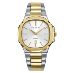 RELOJ VICEROY CABALLERO ACERO IP DORADO