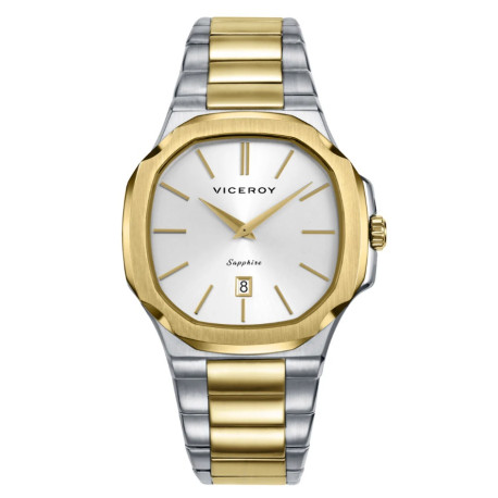 RELOJ VICEROY CABALLERO ACERO IP DORADO