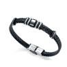 PULSERA DE VICEROY IP GUN PIEL NEGRA