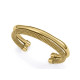 PULSERA ACERO IP DORADO RIGIDA SRA