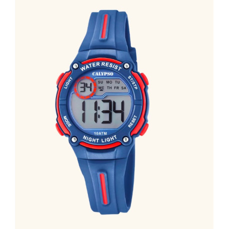RELOJ CALYPSO DIGITAL CRUSH K6068/4 CORREA DE CAUC