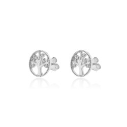 pendientes de plata arbol de la vida