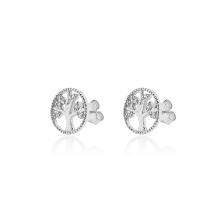 pendientes de plata arbol de la vida