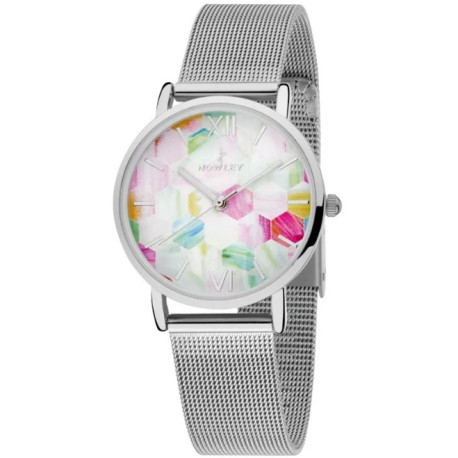 RELOJ NOWLEY SEÑORA ACERO