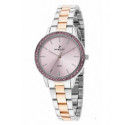 RELOJ NOWLEY SEÑORA ACERO IP ROSA