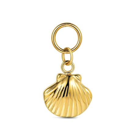 CHARM DE ACERO INOXIDABLE CONCHA 11MM