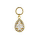 CHARM DE ACERO INOXIDABLE  GOTA CRITAL