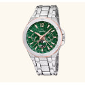 RELOJ JAGUAR CABALLERO ACERO LUNAR ESF. VERDE