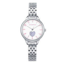 RELOJ VICEROY ACERO NIÑA Y PULSERA DE ACERO