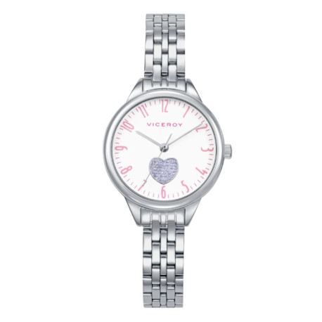 RELOJ VICEROY ACERO NIÑA Y PULSERA DE ACERO
