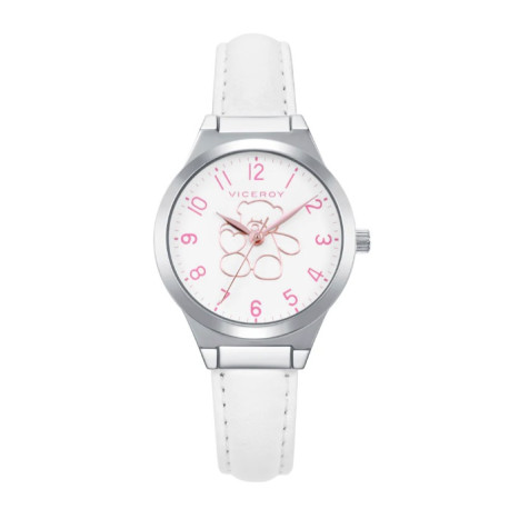 RELOJ VICEROY DE NIÑA CON PULSERA ROSA DE ACERO