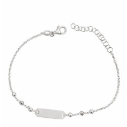 PULSERA DE PLATA 1º POSTURA PERLA BLANCA