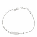 PULSERA DE PLATA 1º POSTURA PERLA BLANCA