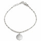 PULSERA DE PLATA RIVIERE CHAPA