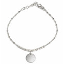 PULSERA DE PLATA RIVIERE CHAPA